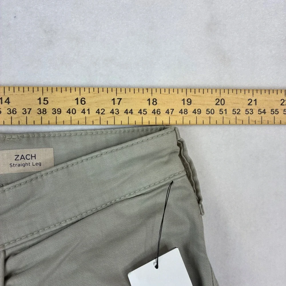 Mavi Zach Straight Leg Men 38x32 Sage Green Twill Stretch Cotton Pants New